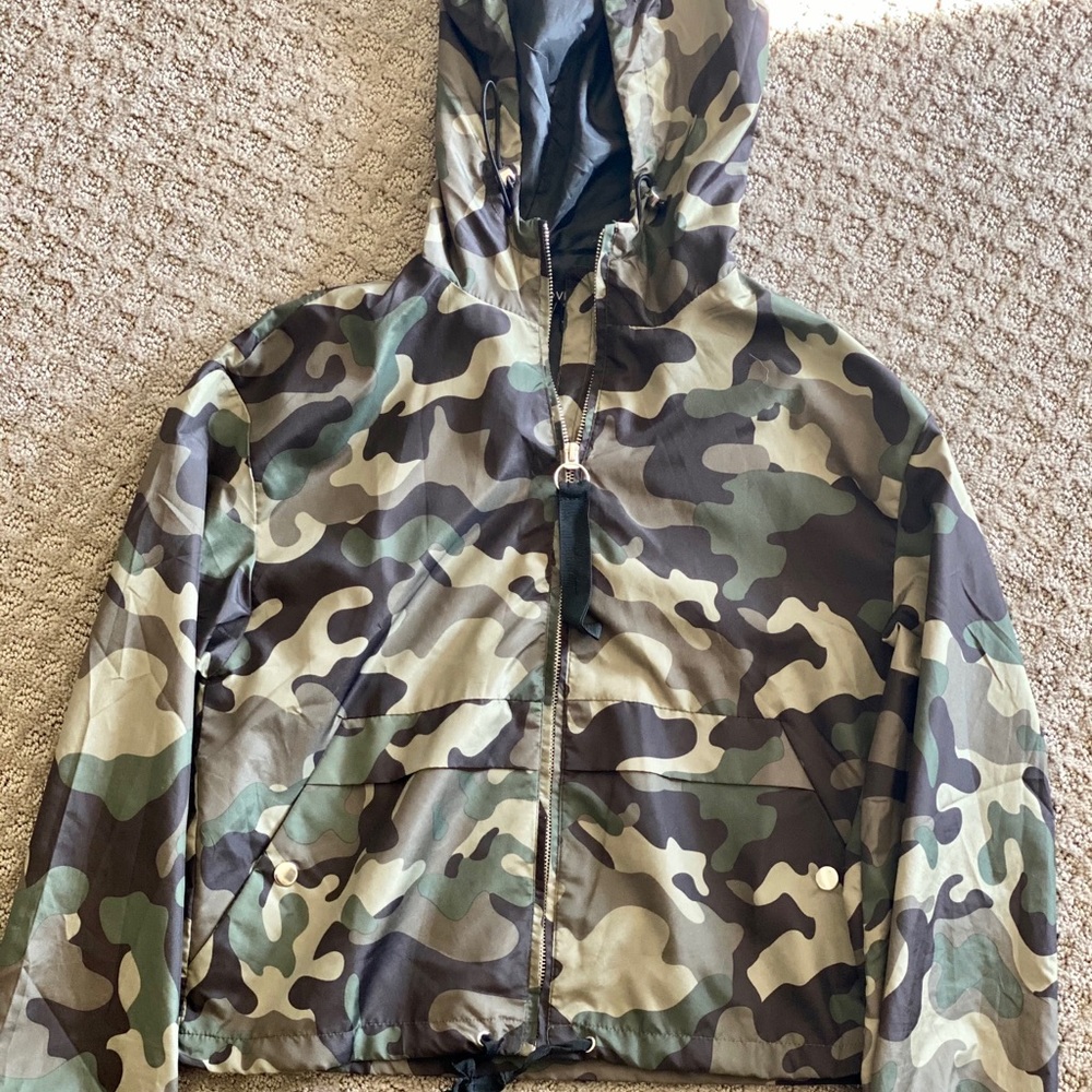 Camo Windbreaker